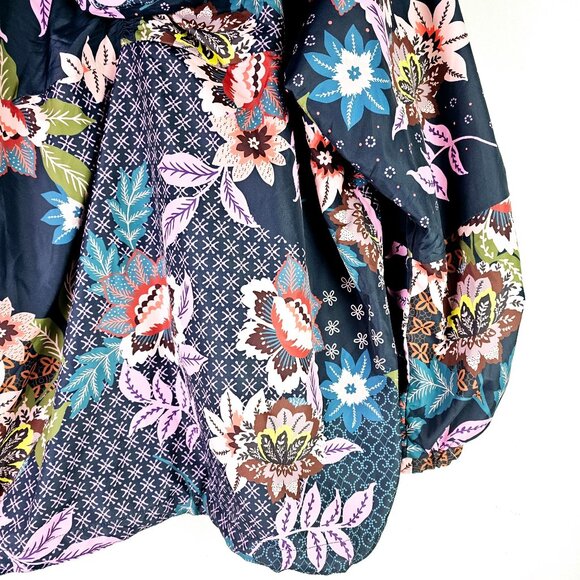 Johnny Was Harmon Jacket Reversible, Multi-Pattern, Rain Jacket, Hooded, Lg, NWT - Picture 9 of 15